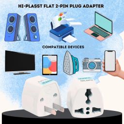hi plasst pins n plugs Hi-PLASST Travel Adapters US UK EU Universal Socket Converter Plug Adapter (US/Canada Plug-Type A, 1) image 2