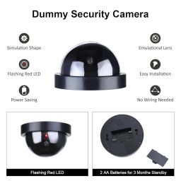 SOCHEP Realistic Looking Outdoor and Indoor Use Dummy Security CCTV Camera with Flashing Red LED image 3