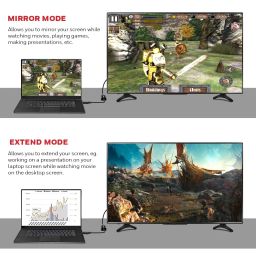 Honeywell Display Port to HDMI Adapter, 4K 3D Resolution with Surround Sound Audio Support, Male-Female Adapter, Compatible with LED Displays, Laptop, Gaming Console, Projector- Black image 5