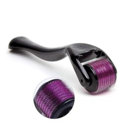 HAIR roller 0.5 mm With 540 Titanium Alloy Needles | Promotes Beard Growth & Reduces Acne Scars | Safe & Effective To Use (WHITE, Medium) image 2