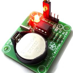MY TechnoCare 8051 Development Board with USB Isp Programmer Kit, DS1307 RTC Module Real Time Clock, 16x2 LCD Display Yellow/Green, Onboard ZIF Socket 40-Pin, MAX232, Atmel AT89S52 Microcontroller IC image 2