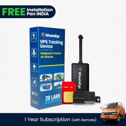 Vehicle GPS Tracking Device with App Integration, Remote Lock, Live Tracking & Geofencing – SIM Card Included - Compatible with Truck/Bus - 1 Year Subscription image 1