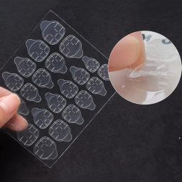 Premium Designer 24pcs Stick-on Nails set, with Easy Glue Tab application, Nails are Reusable & Unbreakable (W1107) image 5