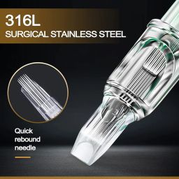 14RS Cartridge Tattoo Needle- SHIELD PLUS Round Shader Set (20 Count) (Single Use Only) image 3