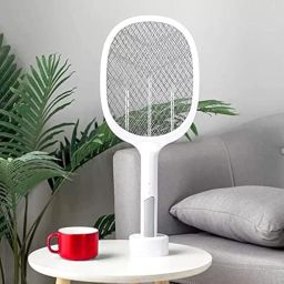 SKYLUME® Mosquito Racket, Mosquito Bat with UV Light Rechargeable, 3000V Electric Insect Killer with 1-Year Warranty, Mosquito Swatter Foldable with USB Charging image 1