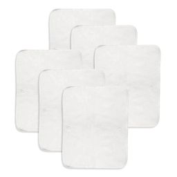 superbottoms BASIC Pads combo for Babies (Dry feel pad (Pack of 6)) | Insets for cloth diapers for Babies| Soakers for pocket diapers | Prefold style - Quick drying, 1 count image 2