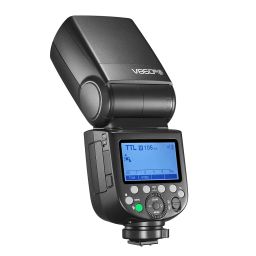 GODOX Ving V860IIIS Speedlight, 76Ws 2.4G HSS Camera Flash, 7.2V/2600mAh Li-ion Battery, 0.01-1.5s Recycle Time, 10 Levels LED Modeling Lamp, for Sony Camera, W/Locking System, Black image 1