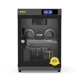 HINISO AD-30C Digital Display Dry Cabinet For Cameras - 34 Litres | Comes Up With BUILT-IN HYGROMETER For Humidity Control | Safe & Durable Lens Storage image 4