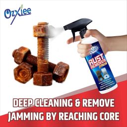 Ozxiee Rust Remover Spray (450 ml) for Home & Auto Maintenance, Rust Remover, Loosens Stuck & Rust Parts, Removes Stain & Sticky Residue, Descaling image 1