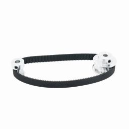 IDUINO GT2 Timing Belt, 6mm Closed Loop Rubber Belt, Length 158mm, Width 6mm, Pitch 2mm, 2GT Synchronous Belts 3D Printer Belt, Black Loop Drive Belt image 5