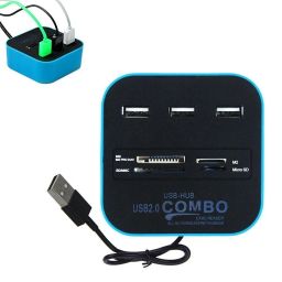 rts All in One Combo Card Reader for Pen Drive/Cameras/mobiles/PC/Laptop/Notebook/Tablet/or Docking Station/MP3s/PDAs,Color May Vary image 4