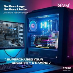 EVM 4GB Nvidia GeForce GT730 Graphics Card - DDR3 - VGA, HDMI, DVI Outputs - High-Resolution 1920x1080 - Heat Sink with Fan - PCIe 2.0 Support - 3 Years Warranty (EVM-GT730) image 3