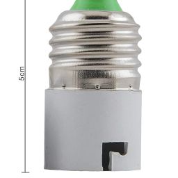 M2 Look E27 to B22 Bulb Convertor Holder Lamp Base Socket Screw to Light Bulb Adapter Converter for Metal ED Halogen | CFL LED Halogen | Lamp Base Adapter (Pack of 2) image 3