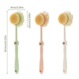 GRAYSON Body Scrubber For Women | Back Scrubber For Bathing, Bath Brush with Soft Bristles and Long Handle | Loofah for Gentle Exfoliation which Improve Skin, Easy to use, Multicolour image 4