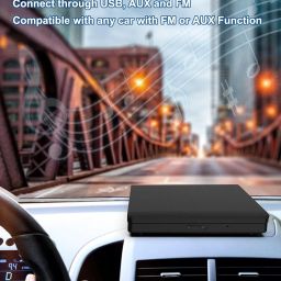 Portable External CD Player for Car, New Universal Car CD Player for Car Without CD Player, USB CD Player for Car USB AUX Port, Plugs into Car Laptop TV - with Extra USB Cable and Audio Kit image 2