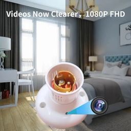 Smart Bulb Holder 1080P HD Wi-Fi Camera 2024 Newest Version Security Indoor Video Recorder, Support iOS/Android image 5