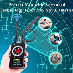 ElektroWelt Multipurpose Anti Spy Hidden Camera Detector, RF Detector Wireless Bug Detector Signal for Hidden Camera Laser Lens GSM Device Finder Radio Scanner Wireless Signal Alarm Security Camera image 2
