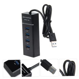 1pc 4 Computer Hub Data USB Hub Computers Hub Adapter Expansion Transfer Adapter Multifunction Hub 4 Port USB Hub Adapters USB a Hub USB Adaptor 4-Port Adapter Splitter Portable image 4