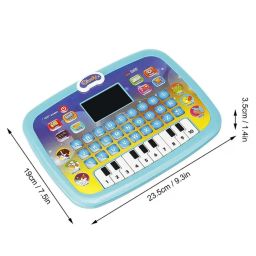 Storio Learning Educational Computer Kids Piano Laptop with Led Screen & Music | Fun Activities Toy Computer Tablet for Kids Toddlers 1 2 3 4 5 6 + Year Old Boy and Girls, Multicolor image 4