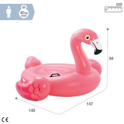 intex Flamingo swan Floating Swimming Pool Float Ride-on-Pink image 3