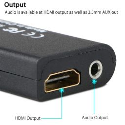 Tobo PS2 to HDMI 480i/480p/576i Audio Video Converter Adapter with 3.5mm Audio Output Supports for PS2 Display Modes (Black)(TD-313GA) image 2