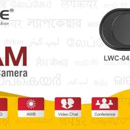 LAPCARE Lapcam HD 720 P, Noise Isolated Microphone with Computer HD stremaing Web cam for Desktop & Laptop with mic with Wide Angle Lens & Large Sensor for Superior Low Light, Optical (Black) image 2