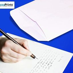 AccuPrints Envelope White Cheque Size envelope | Thickness - 100 gsm | Size 4.5 by 10 inch (50) image 4
