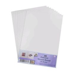 E Shopping ® 600 GSM Thickness A3 Mount Board for Craft, Framing, Model Making - Set of 5 Sheets image 2