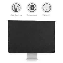 kwmobile Cover Compatible with Apple iMac 24" - 4-in-1 Case for Monitor and Accessories - Black image 3