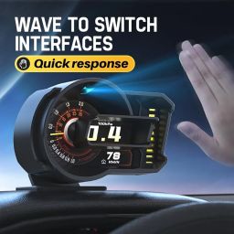 CLOUDSALE A590 Car Head-up Display HUD Auto OBD Gauge GPS LCD Meter Detector DRIVING SCORED Riving Behavior Recorder GPS Tracking Monitor image 3