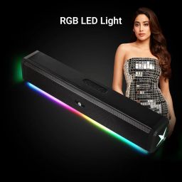 ZEBRONICS VITA BAR 150 Wireless Bluetooth Soundbar, 20W RMS, 2.0 Channel, Dual (52mm Driver & Passive Radiator), Upto 15 Hours Playback, Built in Battery, BTv5.3 | USB | mSD | AUX | FM | TWS, RGB LED image 4