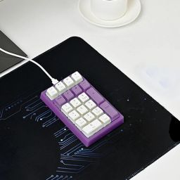 The Style Sutra Wired Numeric Keypad Waterproof Portable for Office Home Desktop Violet image 4