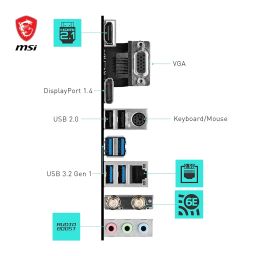 MSI B760M Gaming WiFi Motherboard, mATX - Supports Intel 14th, 13th & 12th Gen Core Processors, LGA 1700 - DDR5 Memory Boost 8000+MHz/OC, 1 x PCIe 4.0 x16, 2 x M.2 Gen4, 2.5G LAN, Wi-Fi 6E image 5