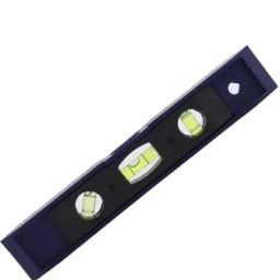 NEWHANDTOOLS 9"(225mm) Level Magnetic Black Bottom 3 Vials Two Color torpedo level 9 inch Lever Tool (22 cm) Be the first to Review this product image 1