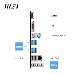 MSI PRO B650M-E Motherboard, Micro-ATX - Supports AMD Ryzen 9000/8000/7000 Series Processors, AM5 - DDR5 Memory Boost 6800+MHz/OC, 1 x PCIe 4.0 x16, 1 x M.2 Gen4 image 5