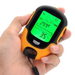 HTC instrument Digital LCD Compass with Barometer Altimeter AL-7010 with Temperature, Clock and Calendar image 1