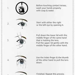 Soft Eye Combo Pack of 4 Pairs of Monthly Color Contact Lenses (Green,Grey,Blue & Hazel) (Zero Power/Lenses Only) With Case & Solution image 5