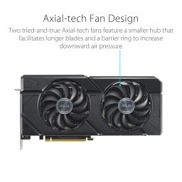 ASUS Dual RX 7700 XT OC Edition 12GB GDDR6 Pci_E 4.0, HDMI 2.1, Displayport 2.1 Graphics Card image 2