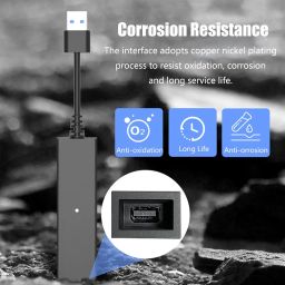 Diyeeni for PS5 for PS4 Camera Adapter Cable, PS VR Converter Cable with LED Indicator, Portable Converter Connecting Cable for PS5 Game Console for PS4 Host Camera image 4