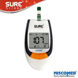 Niscomed Surescreen Glucometer Blood Sugar Test Strips - 50 Test Strips Only (Use with Niscomed surescreen Monitor) image 1