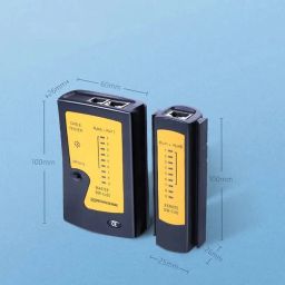 amiciTools Wire Tester RJ45 RJ11 LAN Network Cable Tester with 9V Battery image 5