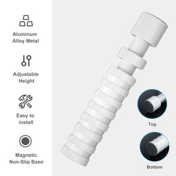 GPU Support Bracket - 2.75-4.52Inch GPU Sag Bracket with Non-Slip Sheet, Holder for Preventing Graphics Card Sag (White) image 2