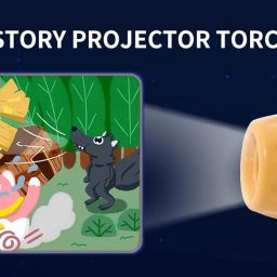 Storio 3 Slide Projector Flashlight Torch with 24 Patterns, Including ABCD Alphabets, Animals, Fruits Slides - Enhances Learning and Play, Perfect Night Light Gift for 7-Year-Old Boys and Girls image 5