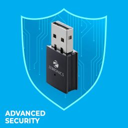 Zebronics USB300WF1 WiFi Dongle Mini Adapter,Supports 300Mbps Wireless Data Transmission Rate with Access Point Mode for Hotspot (Black) image 4