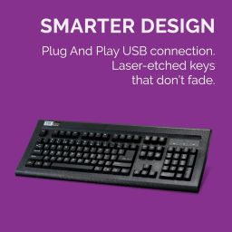 TVS Gold Electronics Keyboard with Full 104 Keylayout | [𝗪𝗜𝗧𝗛𝗢𝗨𝗧 𝗖𝗢𝗠𝗣𝗔𝗡𝗬 𝗕𝗢𝗫] || 1.5 Meter USB Cable, USB Gold Keyboard (Black) || 1 Year Instant Warranty image 4