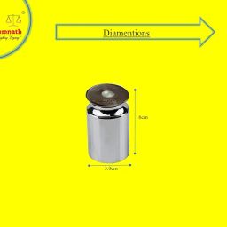 Baijnath Premnath 500g OIML M2 Class Stainless Steel Test weight for Testing & Calibration with NABL Certificate, Precision 80mg with ABS container image 2