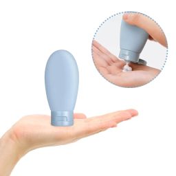 HSR 3 Pcs Travel Shampoo Bottles Set, 60ML Leak Proof Refillable Squeezable Containers Set, Liquid Travel Accessories for Toiletry, Shampoo, Soap, Body Wash image 5