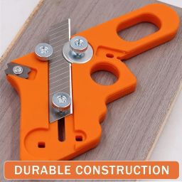 Serplex® Adjustable Edge Cutter Tool with 10 Replacement Blades, Woodworking Edge Trimmer Woodworking Hand Trimming Tool for Wood Edge Banding, Manual Edge Banding Trimmer for Woodworking Projects image 4