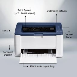 Xerox Phaser 3020_BI Single Function Wireless Printer (White) image 4
