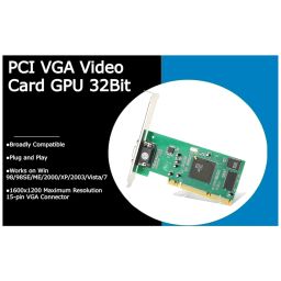 KUJOBUY 8MB Graphics Card VGA PCI 32Bit for Server Industrial Computer Multi-Display for ATI Rage XL 32 Bit PCI VGA Video Card PCI-X Interface Universal Video Card for Desktop Computers image 3